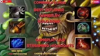 Dota 2 Highlights Pro Offlaner Bristle Back New Meta New Build Solo Rank Gameplay #dota2highlights
