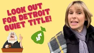 Wayne County Detroit Tax Auction Deeds -- ARE THEY GOOD?  Will my deed need QUIET TITLE?  #shorts