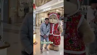fun with bear man #funnyvideo #cute #teddybearparccomedy #topteddy #funny #teddybear #music #babybea