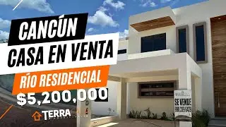 CASA EN VENTA EN RESIDENCIAL RIO BY CUMBRES CANCÚN - TERRACASA INMOBILIARIA