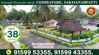 Eco-Friendly Houses & Plots in Saravanampatti, Vaiyampalayam, Coimbatore. DTCP Approved, Loan EMI.