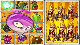 PvZ 2 Challenge - Every Plants Vs 99 Zombie Monkey - Who Will Win?