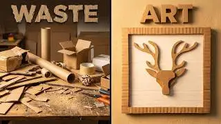 DIY Cardboard Deer Head Wall Art | Where Imagination Meets the Wild!