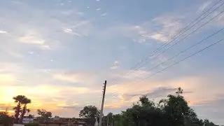 Natural Beauty of Village.  Beautiful Village View. Green & Beautiful Village.