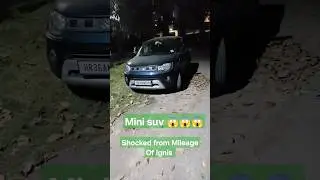 Shocking Mileage of Ignis  #marutisuzuki #ignis #fronx #i10 #i10 #thar #carinfo #scorpio #brezza #mg