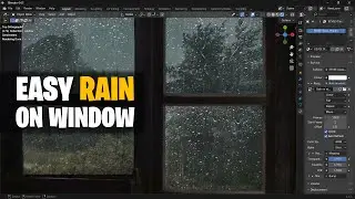 Fake Rain and Water Droplets | Blender 3D Tutorial