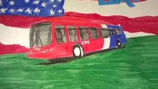 Art work of 2012 Public Transportation (US Buses Trains, Subways and Trolleys)