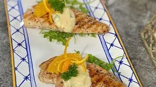 Asian orange and green onion dipping sauce by Chef Simon Webster