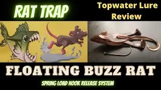 Bass Fishing Lure Review | FLOATING BUZZ RAT | #ratbaitforbass | #buzzbaitsforbass