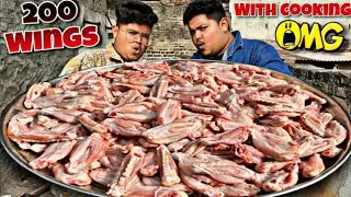 200X Chicken Wings Eating & Cooking Challenge | Kanda Lovers🔥