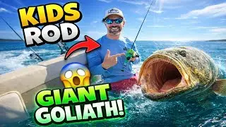 Minecraft Kids Rod vs Giant Goliaths | Catching Massive Fish!