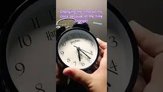 Changing the time on my clock because of the time change! #poland #timechange #asmaseek