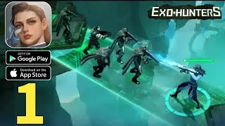 ExoHunters Galaxy Gameplay Walkthrough Part 1 - Tutorial (ios, Android)