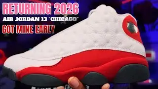 THE AIR JORDAN 13 &ldquo;CHICAGO&rdquo; RETURNS 2026 BUT I GOT MINE EARLY ! 🤯🤯