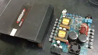 SoundDigital 3000.1D Evo saída com defeito, técnica de reparo.