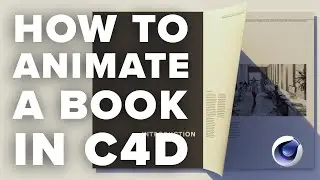 How to animate a Book | C4D Animation Tutorial