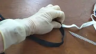 Easy slide knots to your cloth face masks, face covers! VID 20200508 102744483 HDR 1