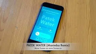Patek Water Ringtone - Future & Young Thug Tribute Marimba Remix Ringtone - For iOS & Android