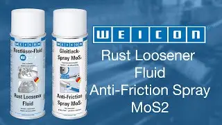 Removal of flash rust on a lathe | WEICON Rust Loosener | WEICON Anti-Friction Spray MoS2