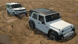 Scorpio Daldal Me Phans Gayi | Thar Tochan Rescue 🔥 | Offroad Game Play #mahindrascorpio  #long