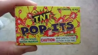 Running Over TNT Pop-Its with a Bike
