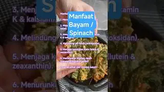 Bayam / Spinach of Benefits #bayam #spinach #benefits #health #keripikbayam