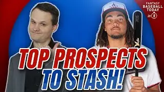 Top 5 PROSPECTS TO STASH! James Wood ETA & Zac Veen's Bounce Back! | Fantasy Baseball Advice
