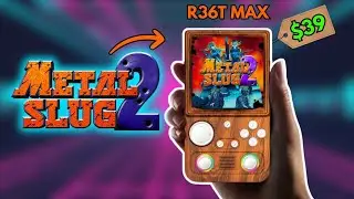 Metal Slug 2 On This 39$ Gaming Console! | R36T MAX Gameplay 2025