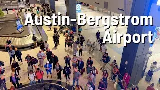 AUSTIN&ndash;BERGSTROM Airport AUS Gate to Uber 🇺🇸 Walk 4K 2024