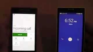 Incoming call & Alarms clock at the Same Time htc 8s+Sony Xperia S