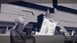 NieR Automata - distruggiamo robot giganti