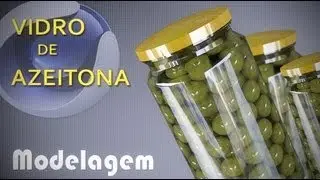 Tutorial Cinema 4D R13 em Portugues: Criando um Vidro de Azeitona - MODELAGEM