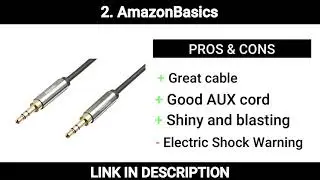 Top 5 Best AUX cable Reviwes 2021|Techy Door
