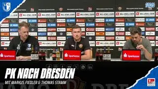 „Diesmal haben wir viel leiden müssen.“ | PK nach dem Spiel bei der SG Dynamo Dresden (2:1)