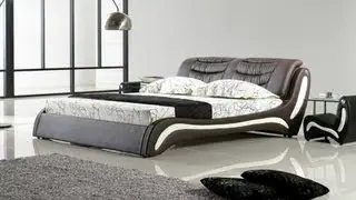 Lit &agrave; eau Kathi Choco Waterbed Softside | Litaeau.net