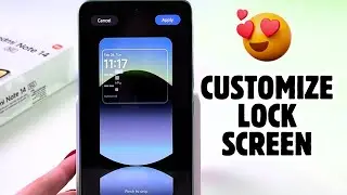 Customizing Your Redmi Note 14 5G Lock Screen - Clock Styles and Wallpapers