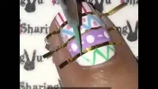 U&ntilde;as tribales echas por @sharingvu 💜💙💚