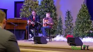 Drew Daniel plays and sings during our Family Christmas