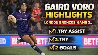 London Broncos vs West Warriors | Gairo Voro - Highlights Game 2. @SportsandBeyond-i5t 