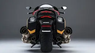 Представлены первые официальные изображения нового мотоцикла Kawasaki 1400 GTR 2026 года!!!