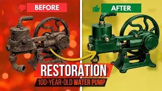 100-Year-Old Rusty Water Pump Restoration - Can It Be Saved?