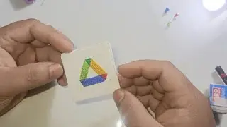 Google Drive Mini Logo | Handmade Mini Craft #GoogleDrive #MiniGoogleDrive #MiniCraft #Handmade #DIY