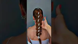 ❤️&zwj;🔥#timelapse start to finish easy braid | trending hairstyle tutorial #shorts