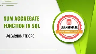 What is sum aggregate function in sql | Learnomate Technologies