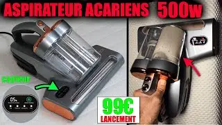 SMAROCK Пылесос от пылевых клещей 500 w 13 kPa UV 55° Ultrasonic Dust Mites Vacuum Cleaner