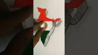 Indian map 3d drawing kaise banaye #shorts#youtube shorts #trending