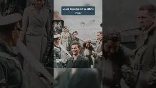 Jews from Europe arrive in Palestine in 1947