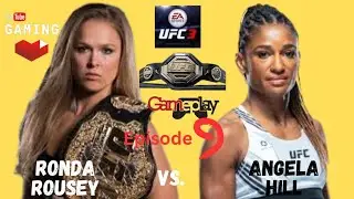 Ronda Rousey vs. Angela Hill 9 || UFC 300 || Gameplay #rondarousey #ufcgameplay #mmafighter #mma