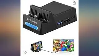Piy Painting Pocket TV Dock for Nintendo Switch, PD Protocol Avoids Brick with HDMI review