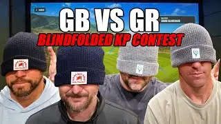 BLINDFOLDED KP CONTEST @green_room_golf !  #goodboygolf #indoorgolf #golfsim